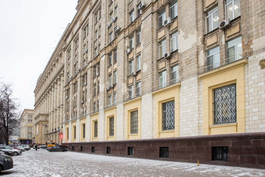 Фасад здания по Ленинградскому проспекту, д. 80, корпус 16