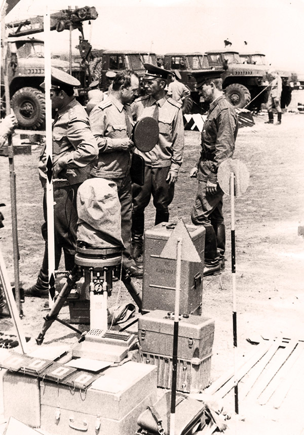 Подготовка к смотру учебно-материальной базы перед мероприятиями на полигоне Капустин Яр, 1989 год