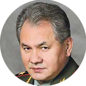 Министр обороны Российской Федерации генерал армии С. Шойгу  ***