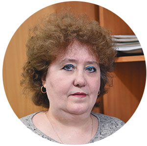 Людмила Юлина, табельщица цеха №53