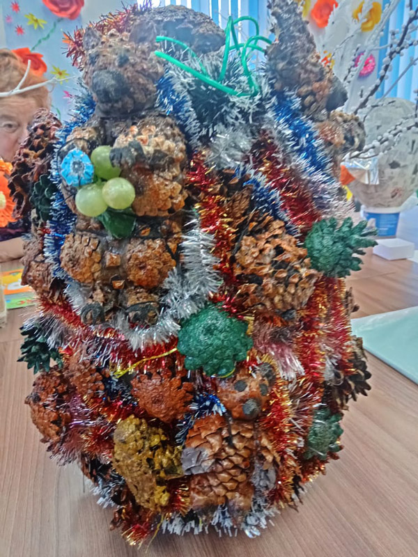 Шишка-мишка от Нины Павловны Гуськовой из Хирино