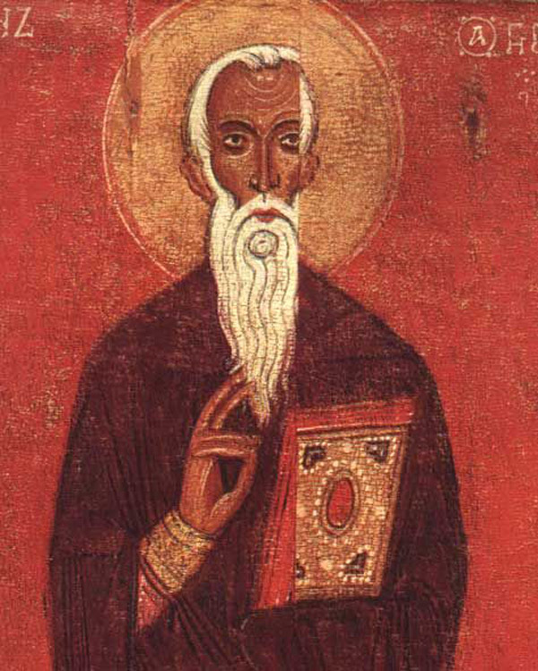 Преподобный Иоанн Лествичник. Новгородская икона, XIII век. Фото: wikimedia.org
