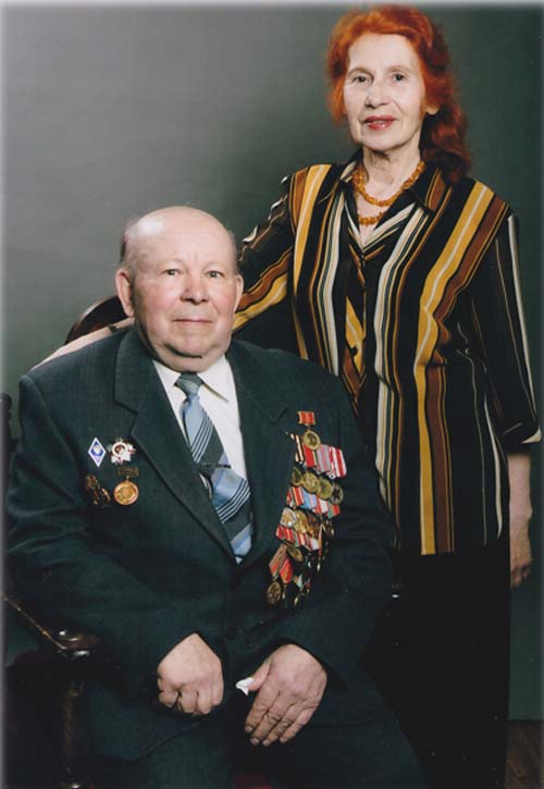 Пётр  Лепешинский с супругой