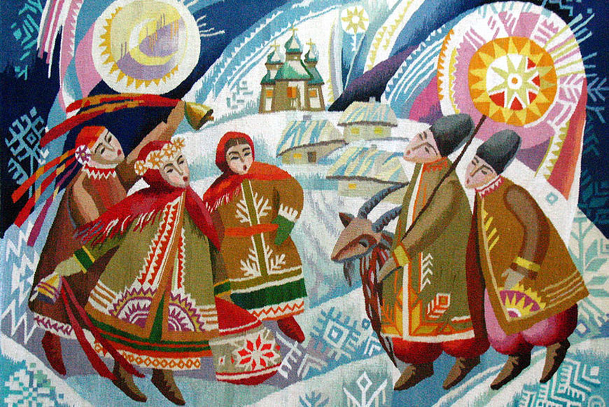 Килим (ковёр ручной работы) «Коляда» Ольги Пилюгиной. Фото: wikipedia.org, S.g.freelancer