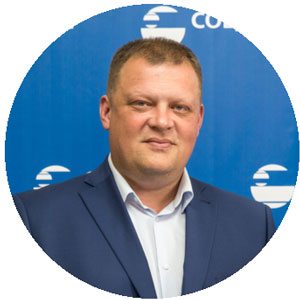 Алексей Безухов, председатель колхоза «Власть Советов» на III конференции руководителей холдинга «Социум»