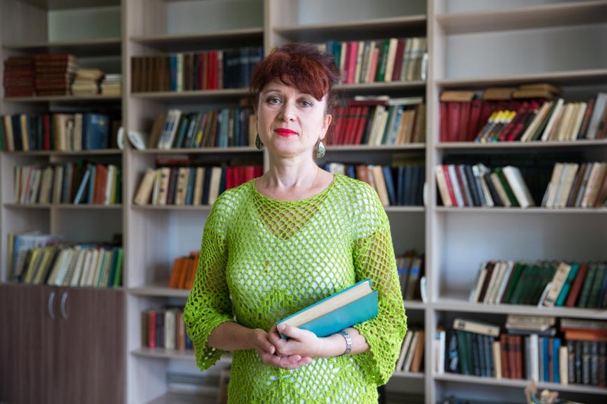 Татьяна Гусева, администратор и библиотекарь Общественного центра в селе Хирино
