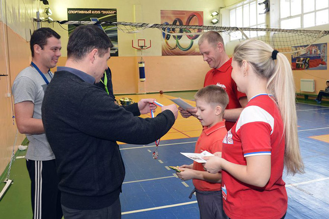 25 октября в КФ «Знамя» состоялись соревнования «Спортивная семья»