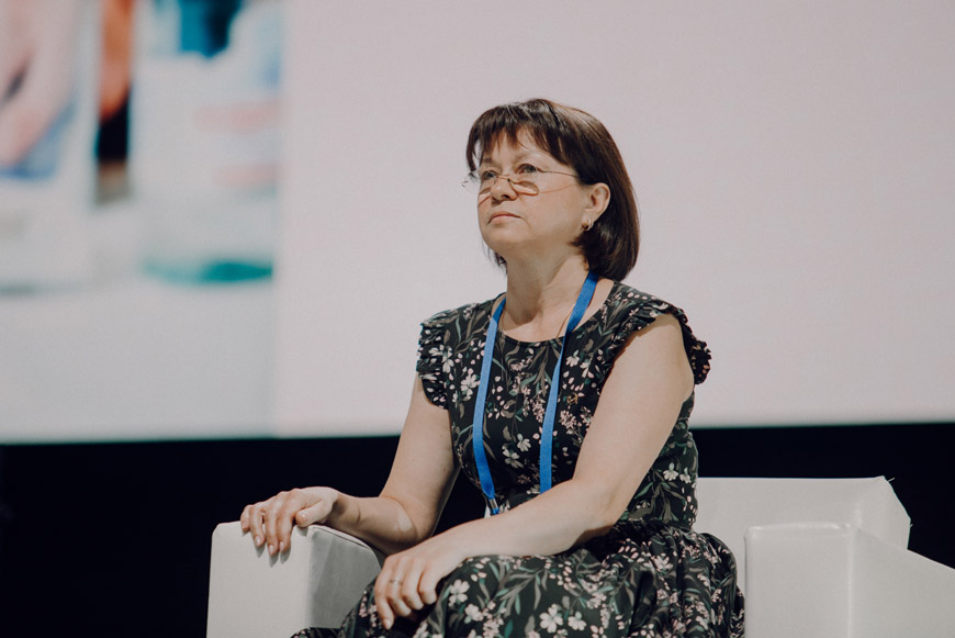 Евгения Лебединская на бизнес-форуме группы компаний «Социум». 24 июня 2019