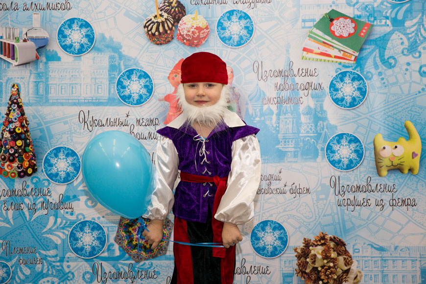 На новогоднем детском празднике в «Социуме»