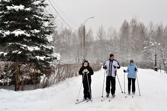 В профилактории «Морозовский» можно покататься на лыжах