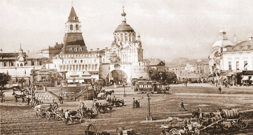 Площадь на рубеже XIX—XX веков. Фото: wikipedia.org, Karl Andreyevich Fischer