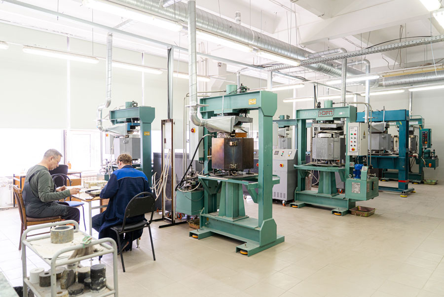 Цех горячего прессования