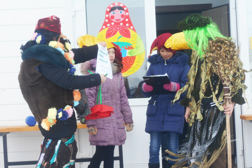 Празднование Масленицы в Общественном центре села Хирино