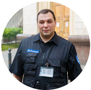 Николай Парамонов, помощник оперативного дежурного ООО ЧОП «ВПК-Безопасность»