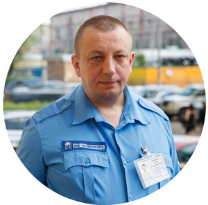 Андрей Рыженко, старший смены охраны ООО ЧОП «ВПК-Безопасность»