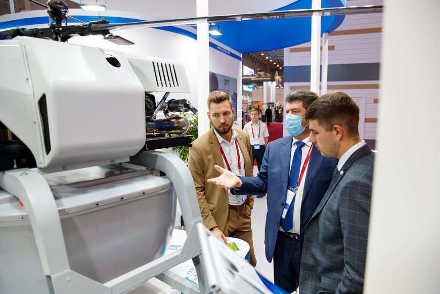 Летный макет беспилотного летательного аппарата вертолетного типа «Грач»