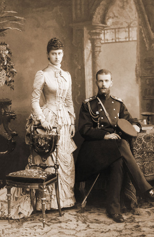Супруги великий князь Сергей Александрович и великая княгиня Елизавета Федоровна. 1884